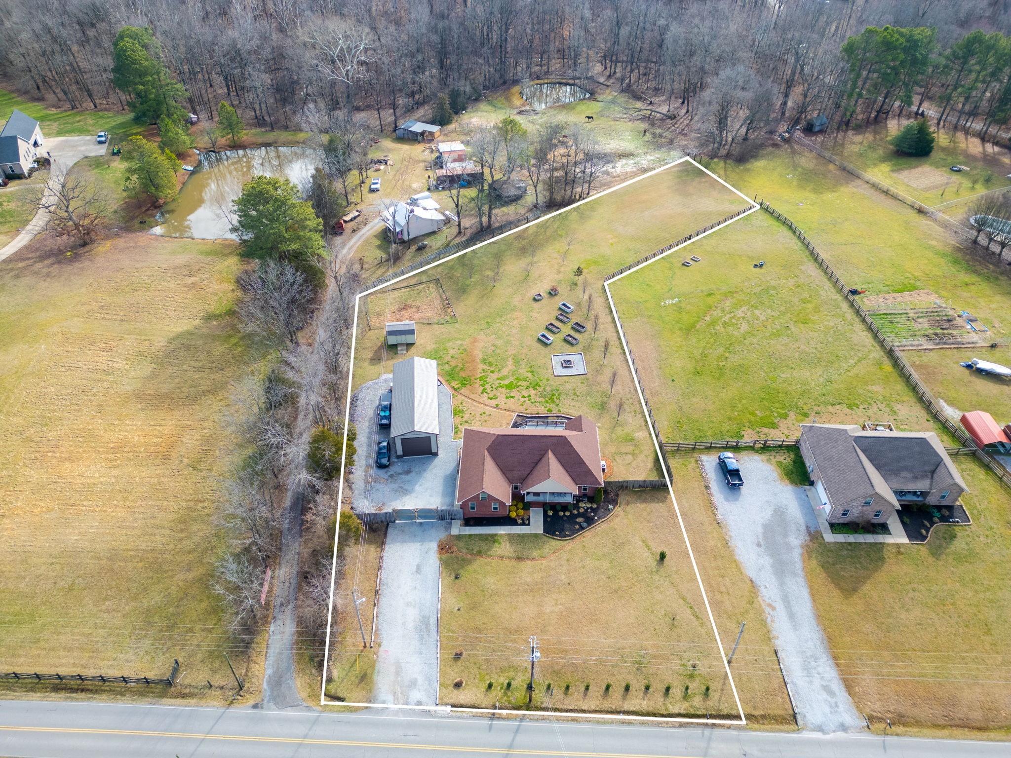 8930 New Chapel Road Springfield, TN 37172 - Photo 6 of 57 a view of swimming pool with an outdoor seating
