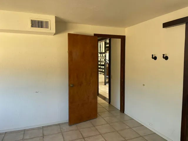 a view of city from balcony