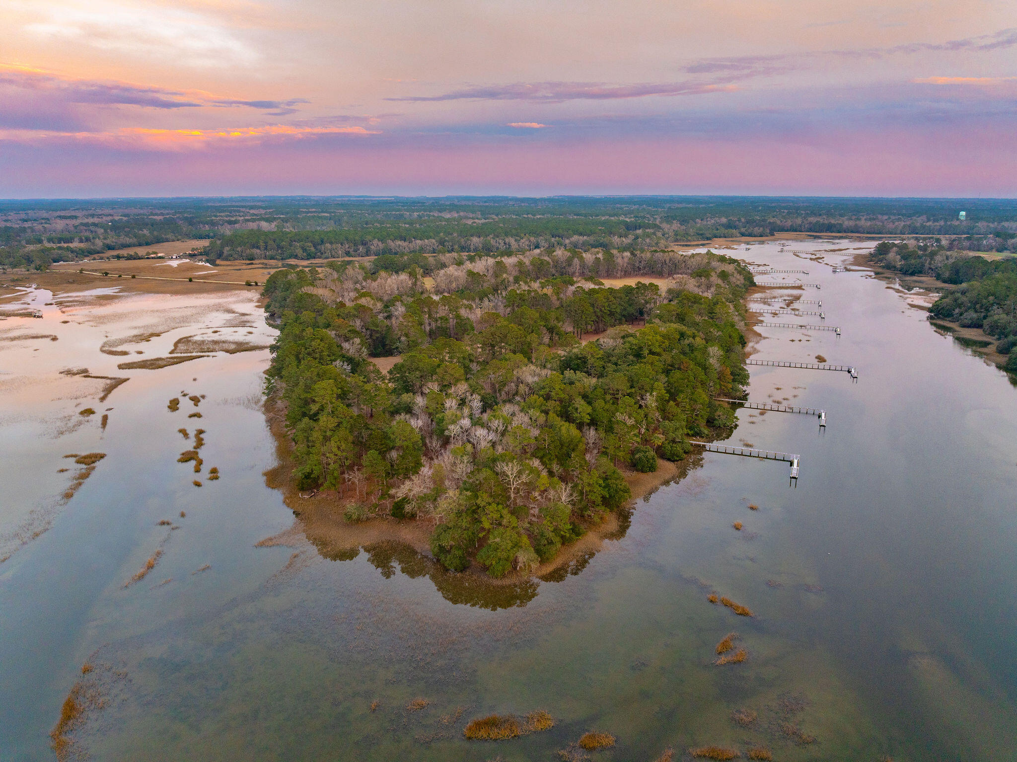 0 Hoopstick Island Road, Unit LOT 1 Johns Island, SC 29455 - Photo 17 of 18 Aerial of Island
