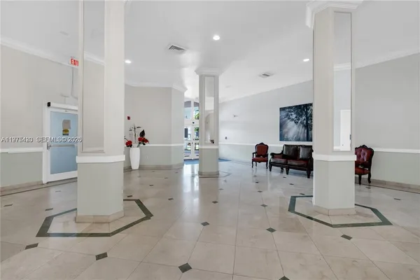 a view of kitchen with dining table and chairs
