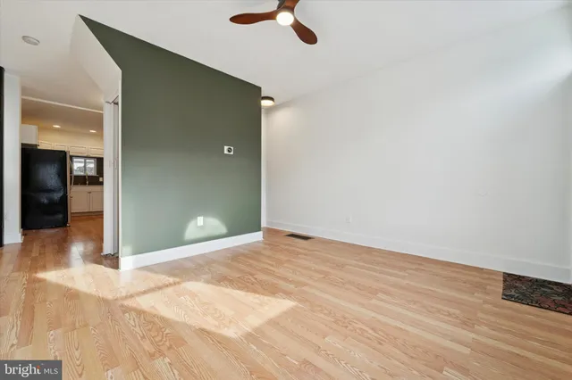 a view of an empty room