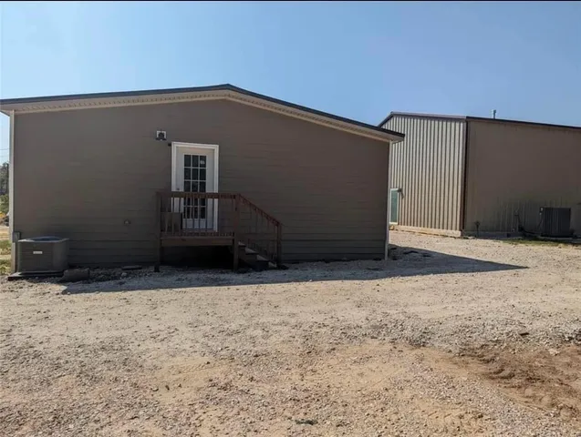 a backyard of a house