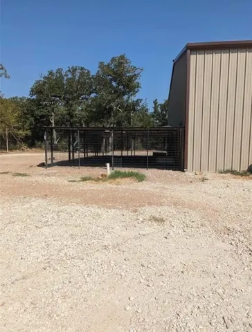 a backyard of a house