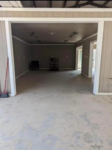 a view of a car garage