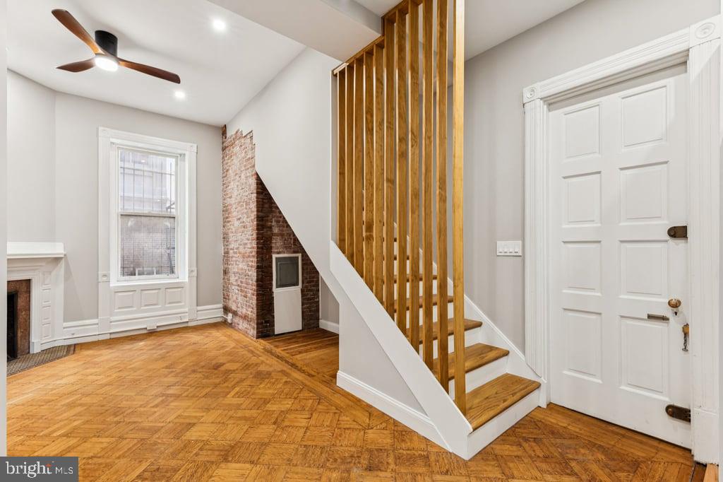 2101 Spruce Street, Unit 2R Philadelphia, PA 19103 - Photo 16 of 28 a view of an entryway with staircase