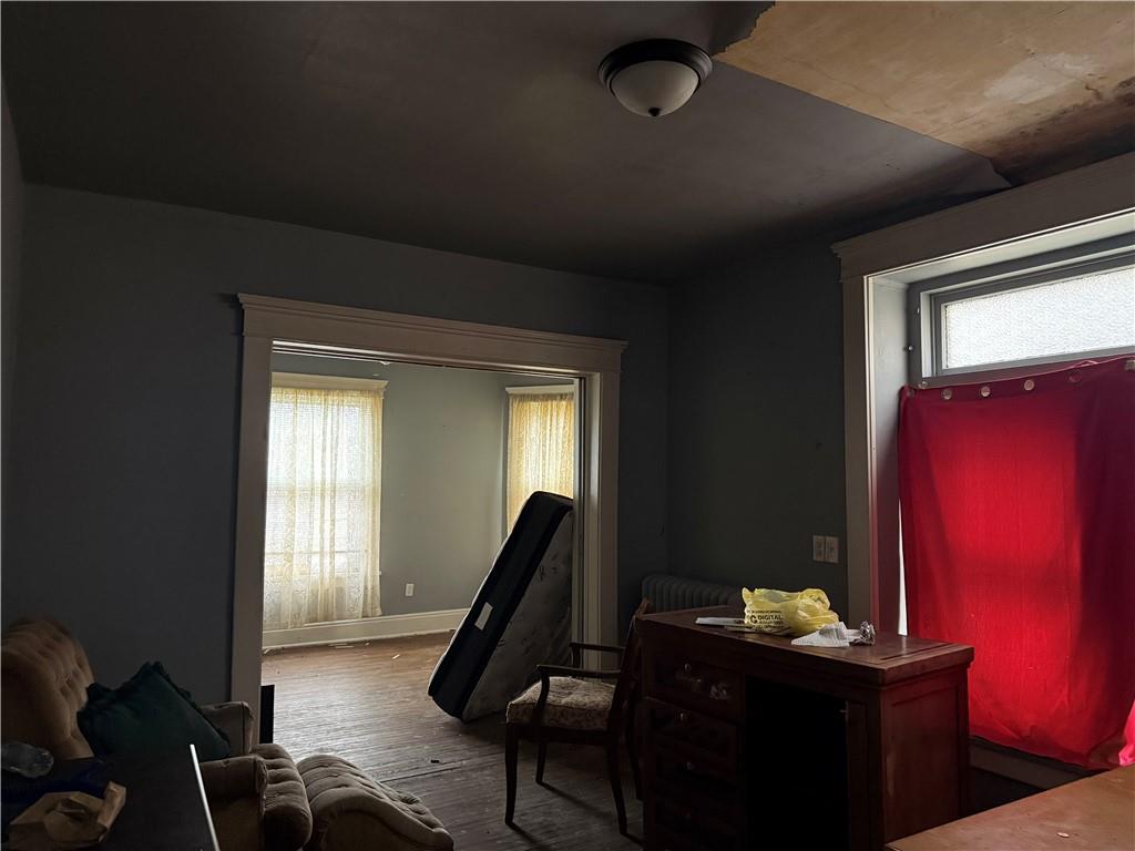 204 Cedar Avenue Sharon, PA 16146 - Photo 4 of 8 a view of a workspace with furniture and a window