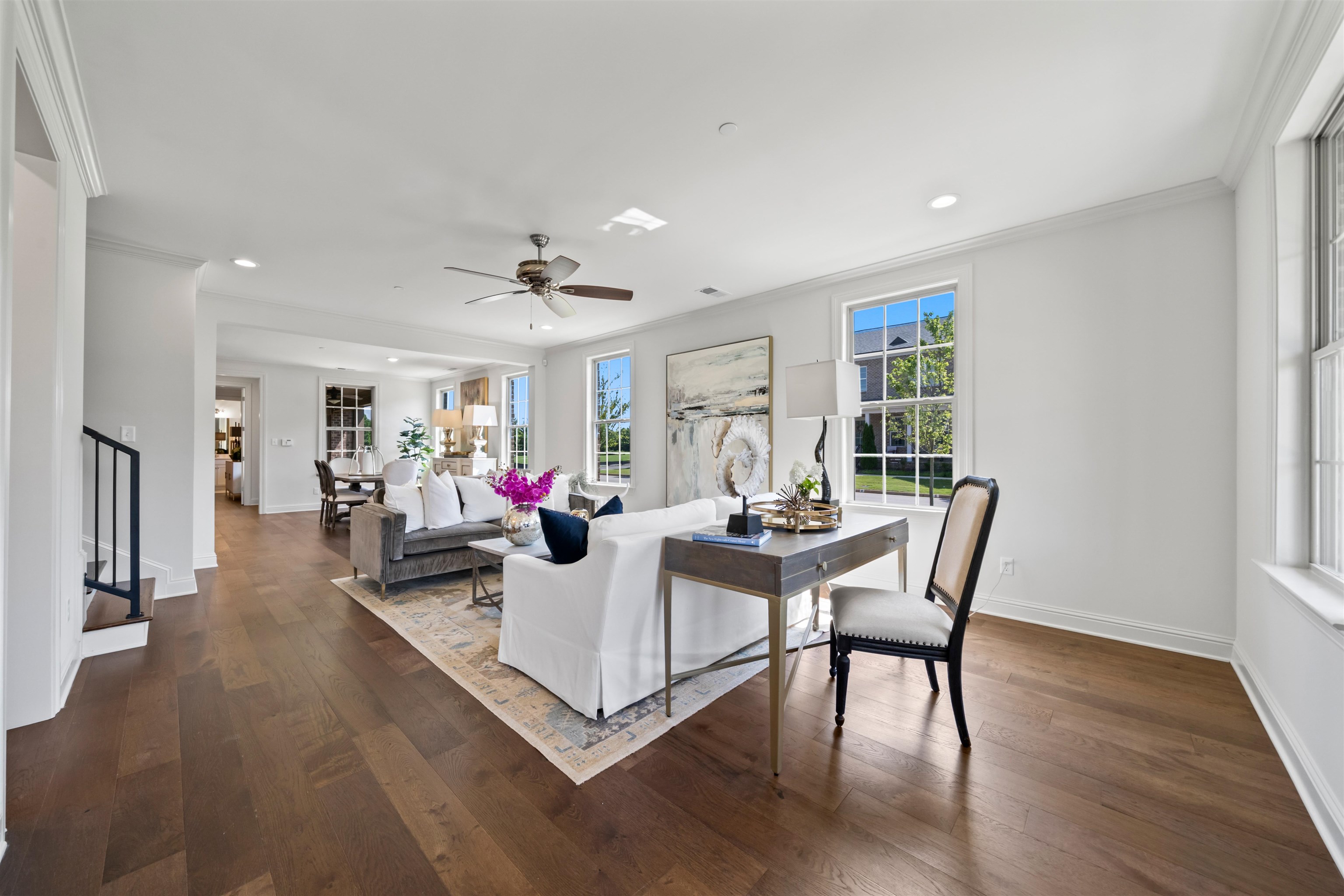 877 Ufton Alley Collierville, TN 38017 - Photo 10 of 36 a view of a dining room with furniture and wooden floor