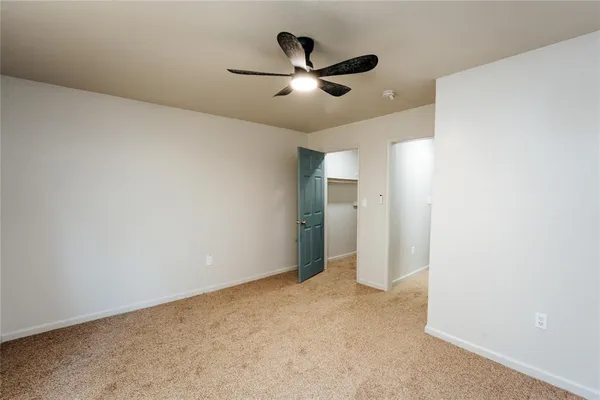 a view of an empty room