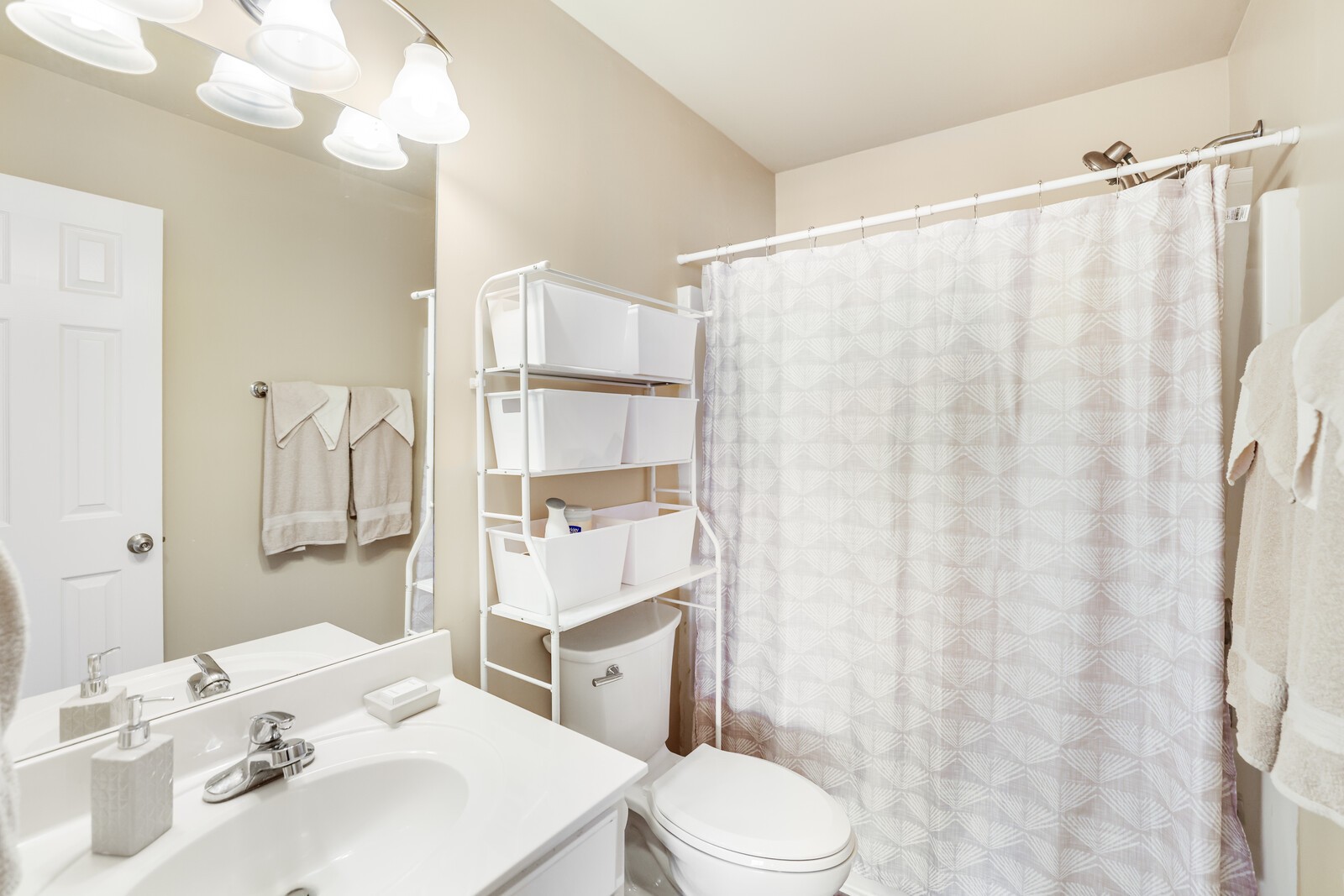 5239 New John Hagar Road Hermitage, TN 37076 - Photo 49 of 70 a bathroom with a sink vanity mirror and toilet