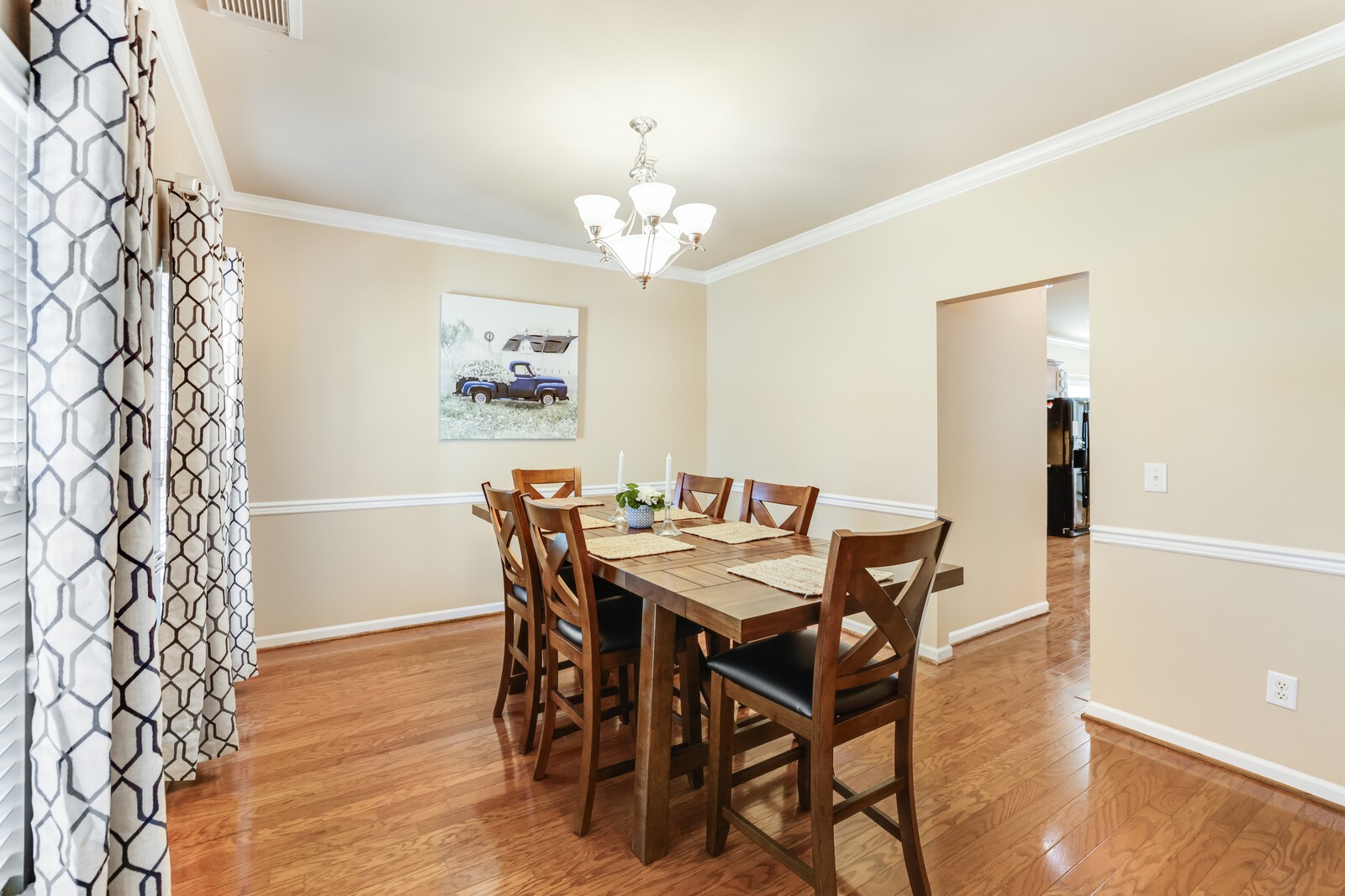 5239 New John Hagar Road Hermitage, TN 37076 - Photo 9 of 70 a view of a dining room with furniture and wooden floor