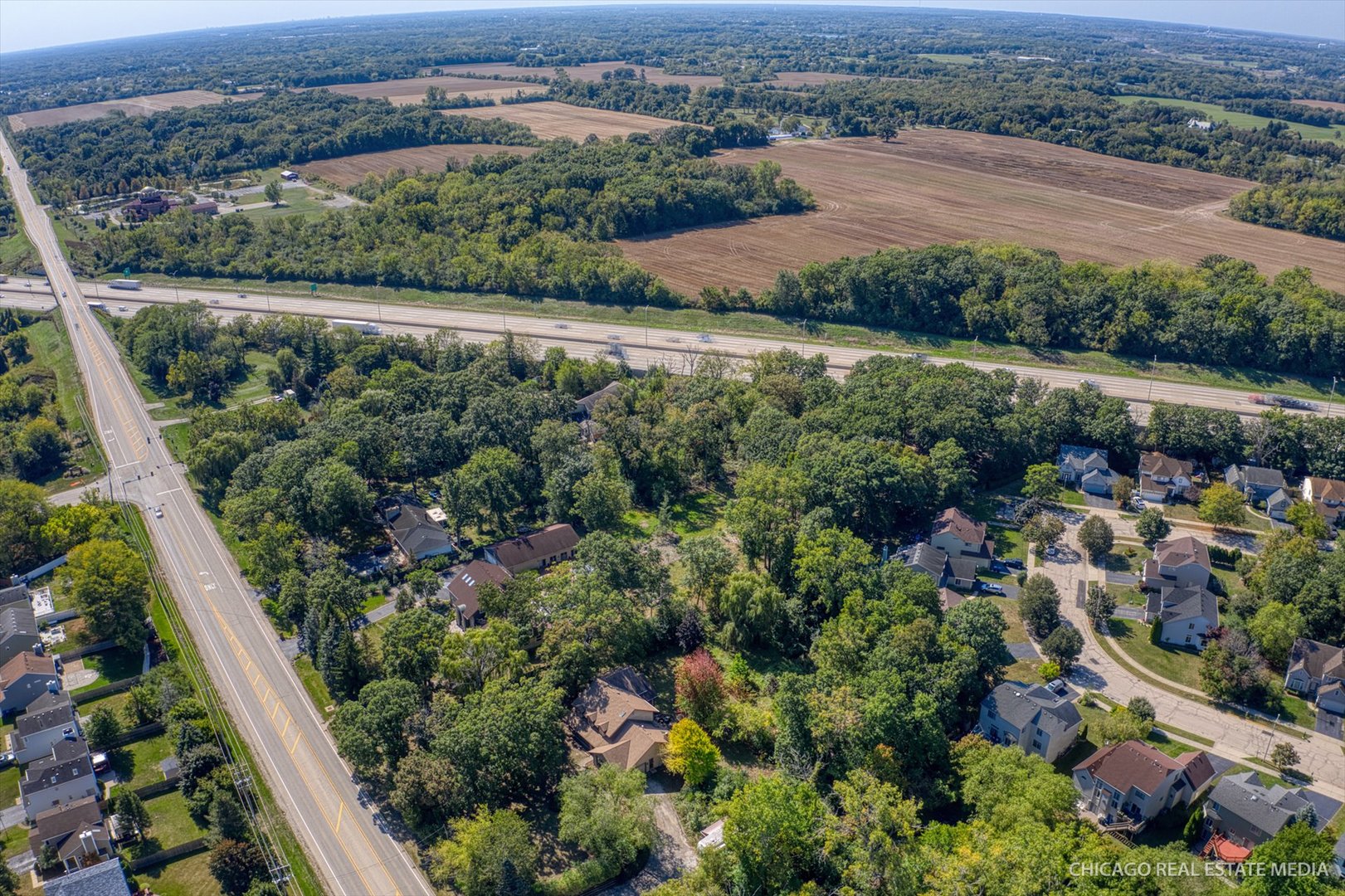 1102 O'Plaine Road Waukegan, IL 60085 - Photo 31 of 41 an aerial view of a house with a yard