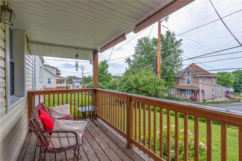 601 Virginia Avenue Rochester, PA 15074 - Photo 5 of 23 a view of a two chair in the balcony