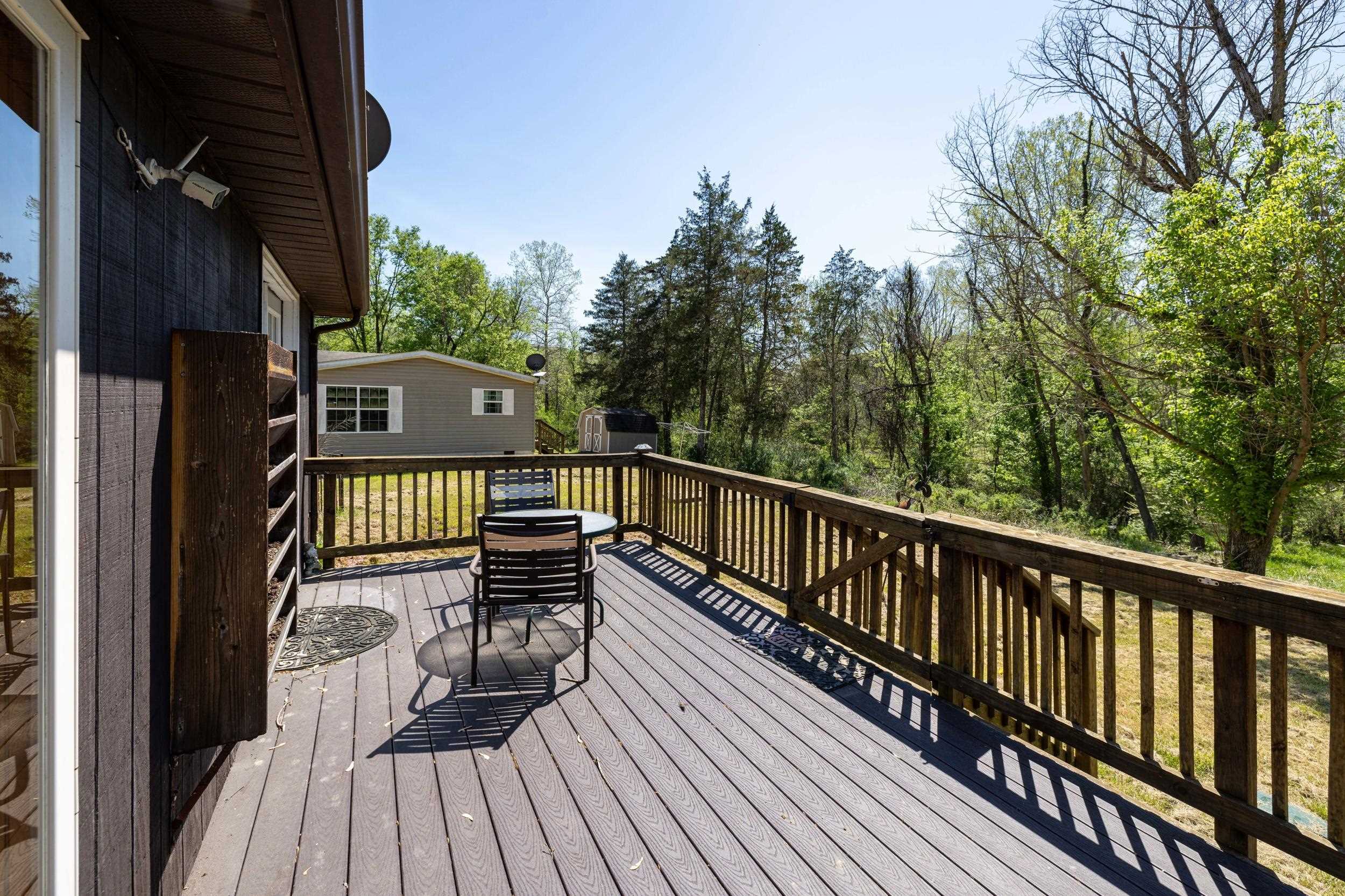702 Richview Road Rileyville, VA 22650 - Photo 49 of 75 a view of balcony with wooden floor and fence