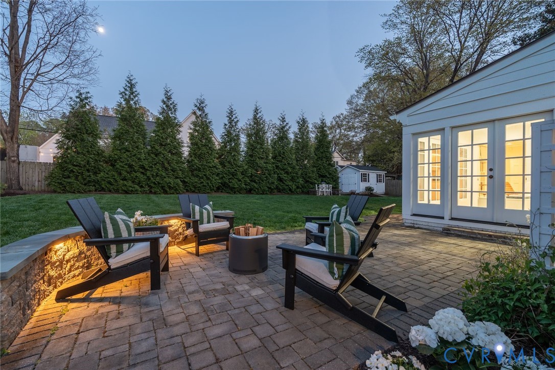 509 Gardiner Road Henrico, VA 23229 - Photo 7 of 42 Hardscaped patio made for unwinding, as the light