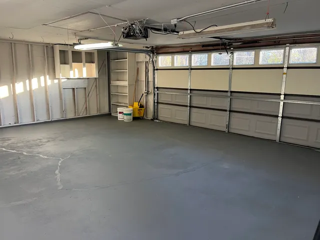 a view of a big room with closet area