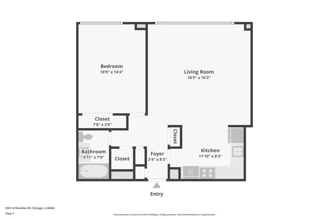 $150,000 | 6301 North Sheridan Road, Unit 14M, Chicago, IL 60660
