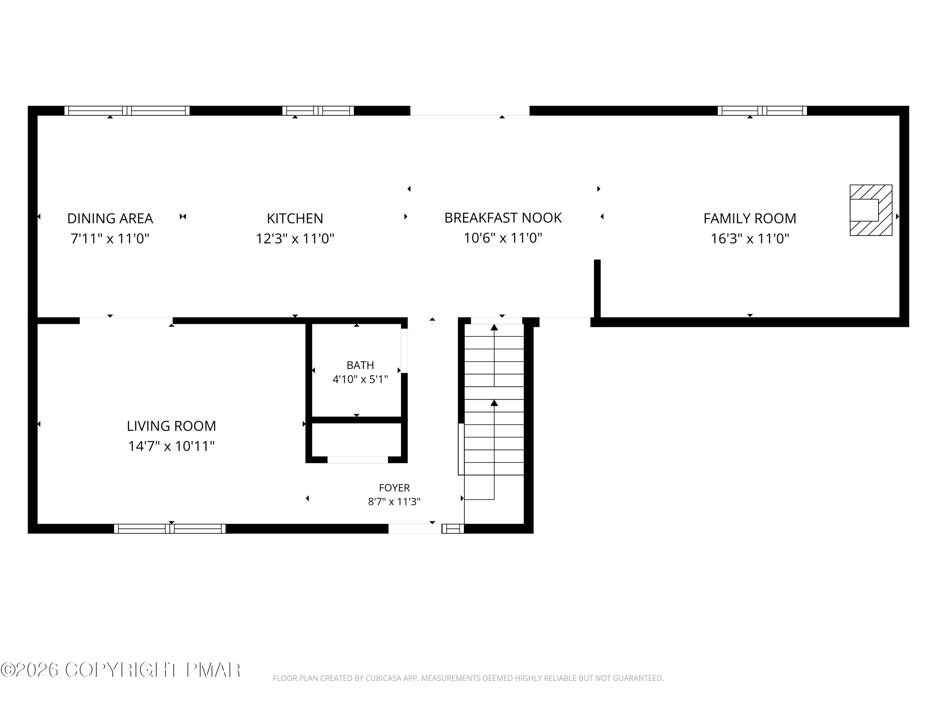 320 Ramble Bush Road Stroudsburg, PA 18360 - Photo 53 of 56 Floor Plan 1st Floor
