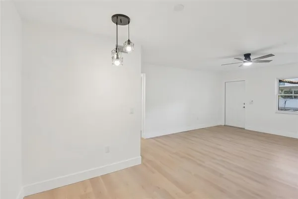 wooden floor in a room