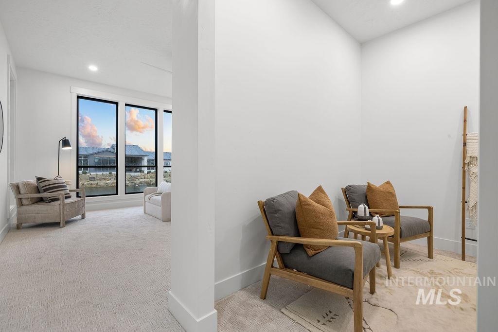 494 Century Avenue Middleton, ID 83644 - Photo 27 of 50 Living area with recessed lighting and light colored carpet