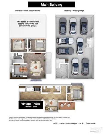 $930,000 | 14783-14785 Armstrong Woods Road, Guerneville, CA 95446