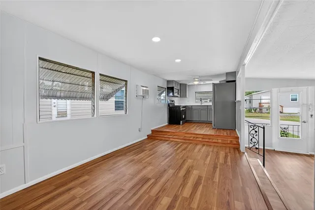 wooden floor in an empty room