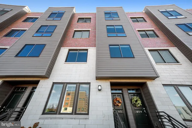 a building view with glass windows