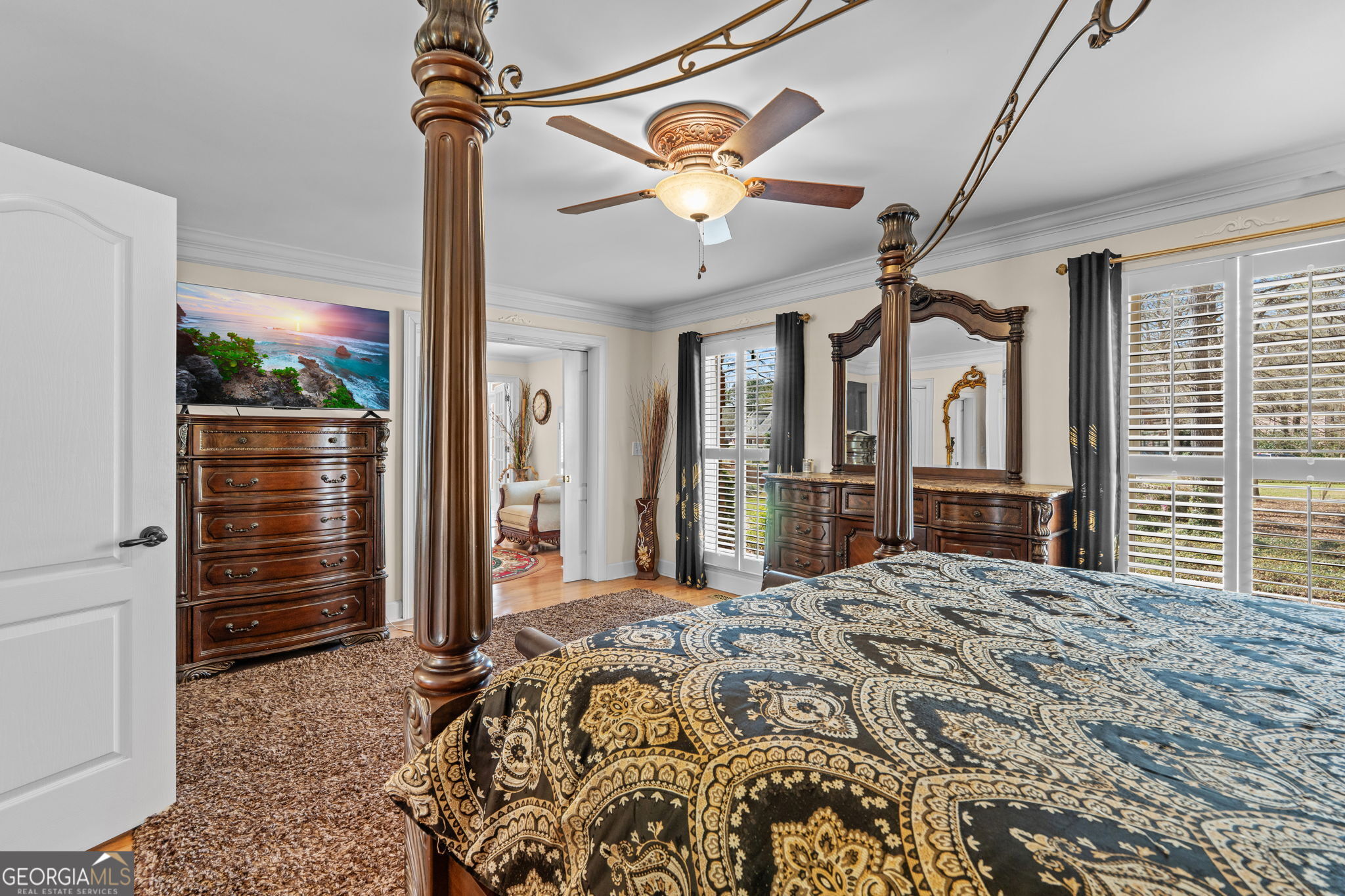 109 Crest Pointe Warner Robins, GA 31088 - Photo 34 of 86 a bedroom with a bed dresser and a window