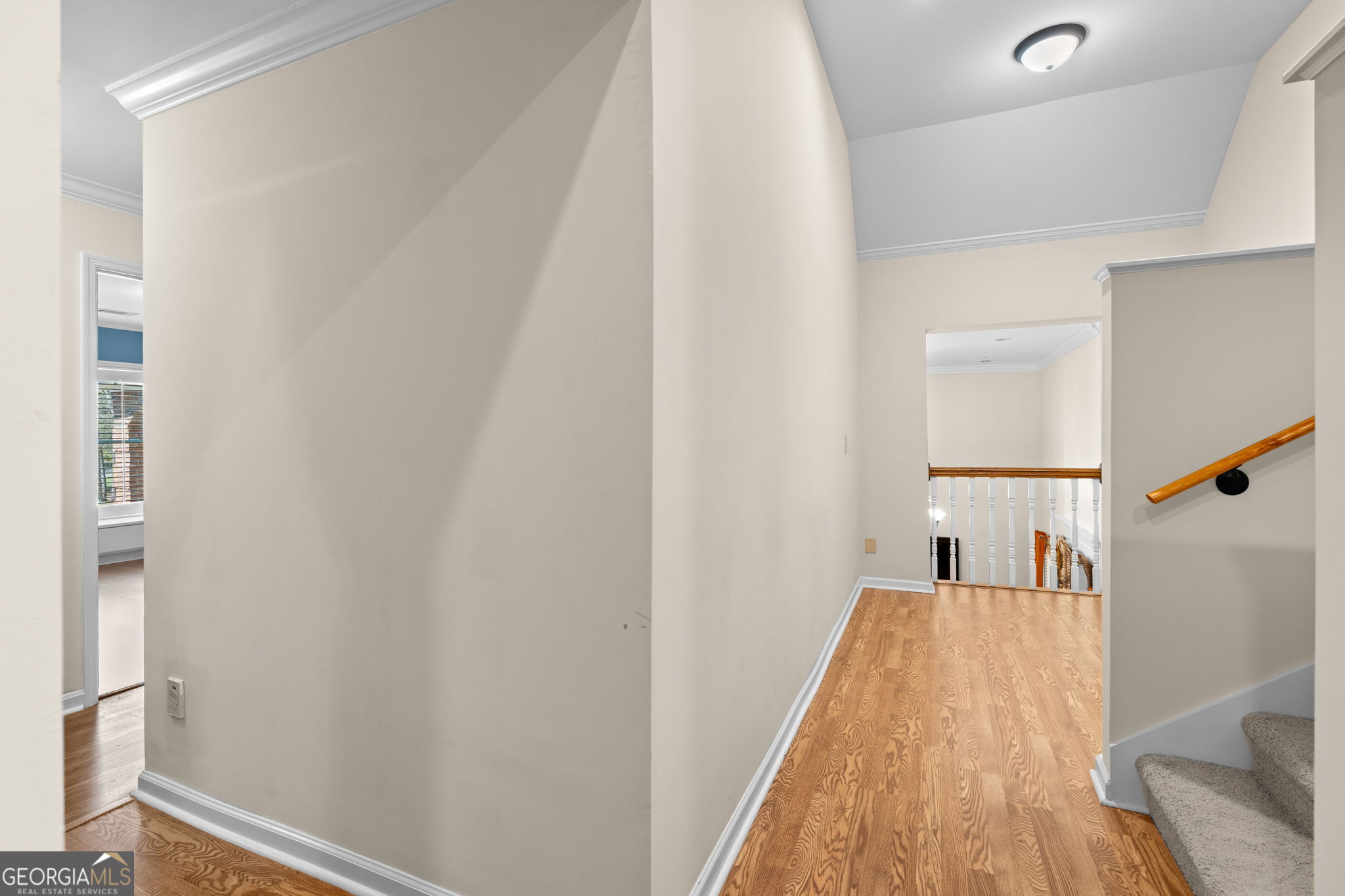 109 Crest Pointe Warner Robins, GA 31088 - Photo 59 of 86 a view of hallway with wooden floor