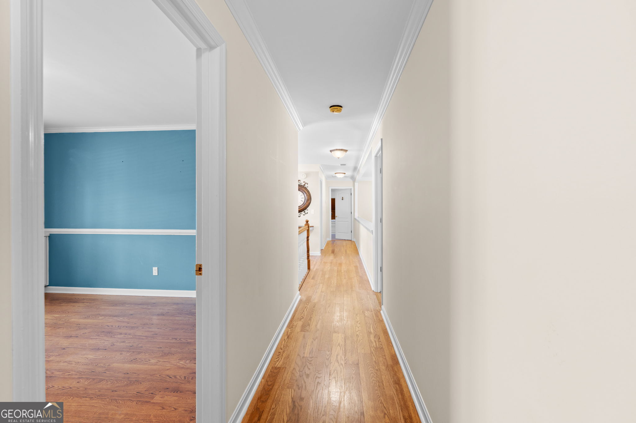 109 Crest Pointe Warner Robins, GA 31088 - Photo 64 of 86 a view of a hallway with wooden floor