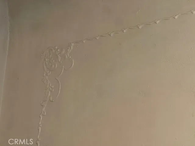 a bathroom with a glass door