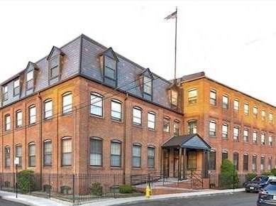 a front view of a building