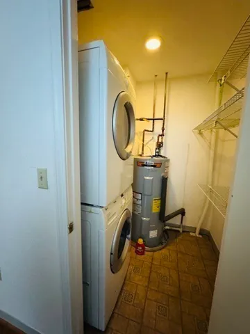 a room with storage and utility