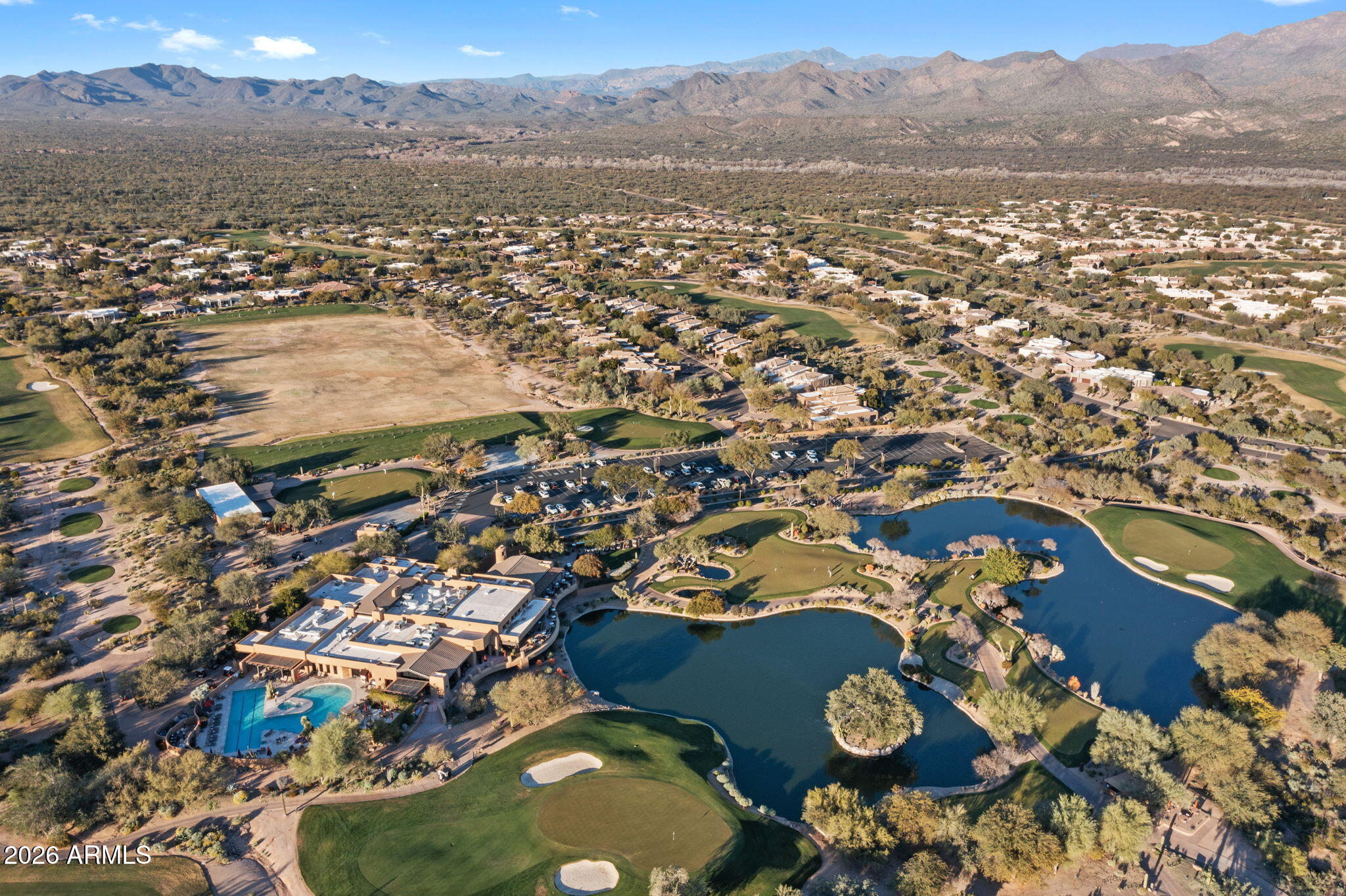 18785 East Blue Sky Drive Rio Verde, AZ 85263 - Photo 22 of 23 an aerial view of residential houses with outdoor space