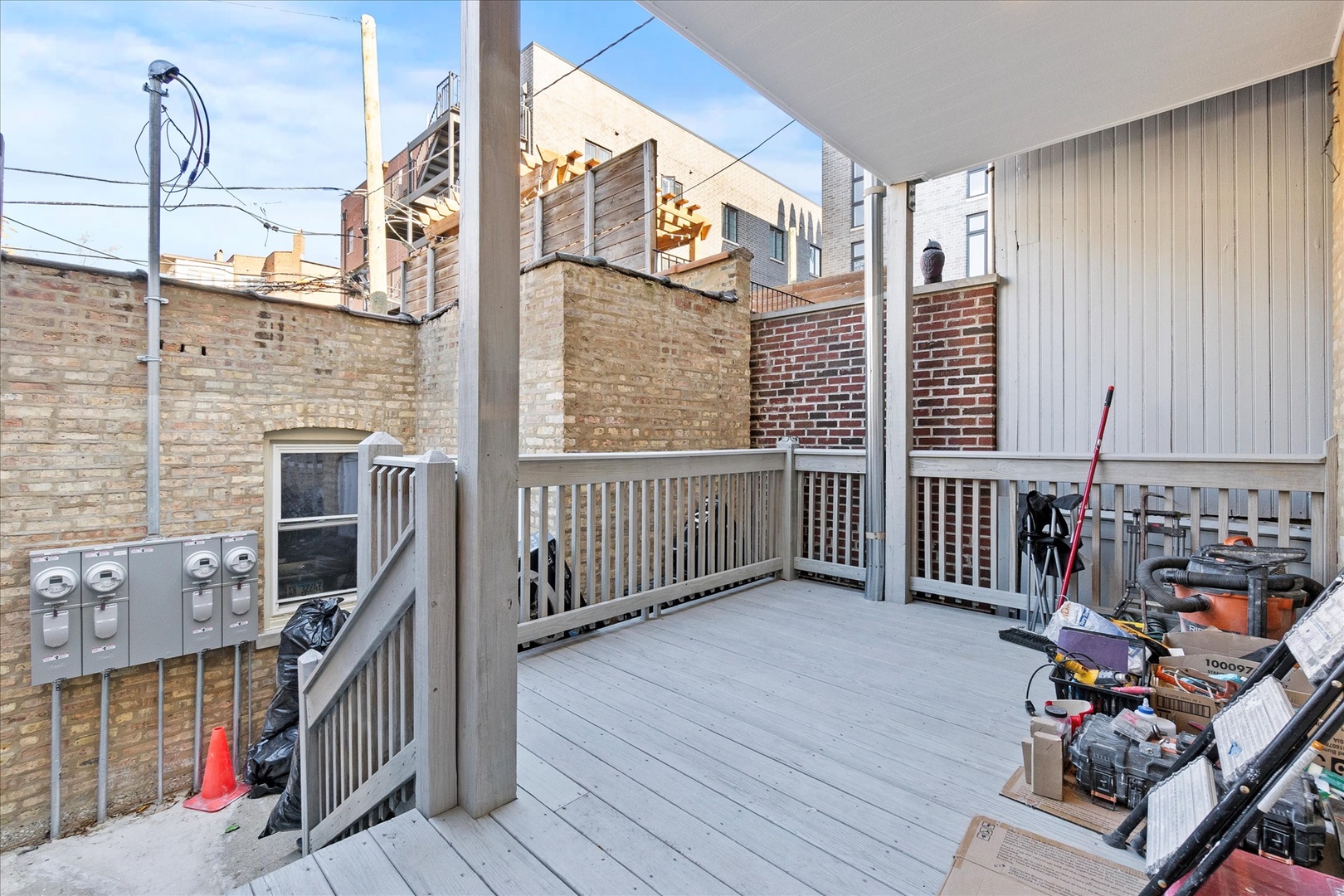 Undisclosed Address Chicago, IL 60614 - Photo 12 of 14 a view of a balcony with furniture