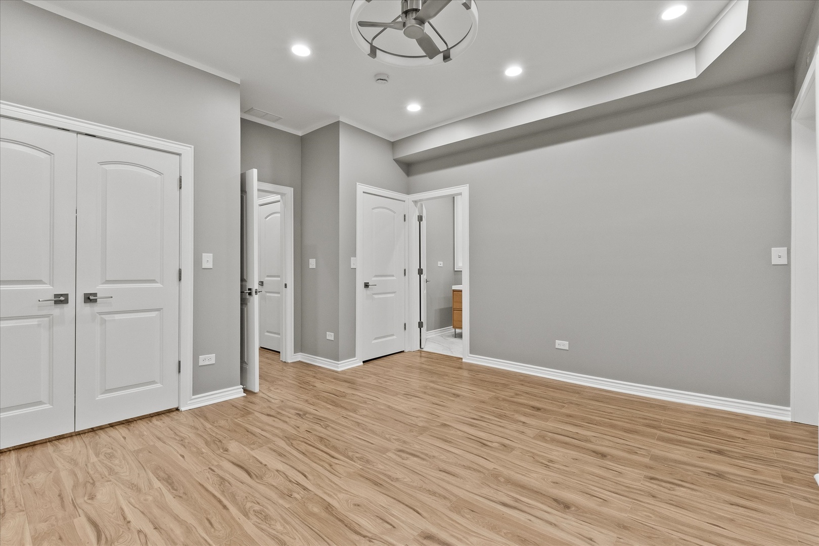 Undisclosed Address Chicago, IL 60614 - Photo 8 of 14 a view of an empty room with wooden floor