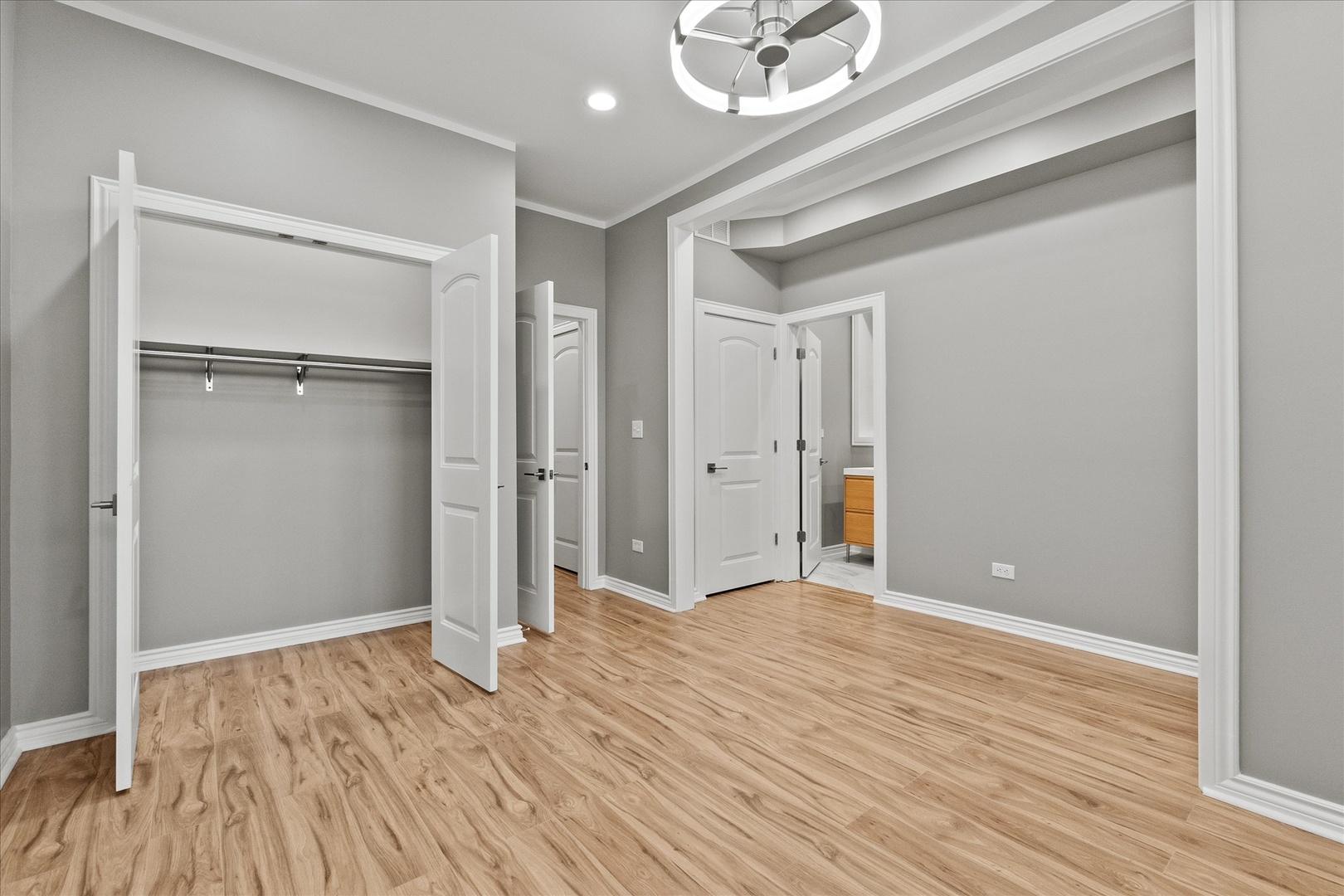 Undisclosed Address Chicago, IL 60614 - Photo 10 of 14 a view of empty room with wooden floor