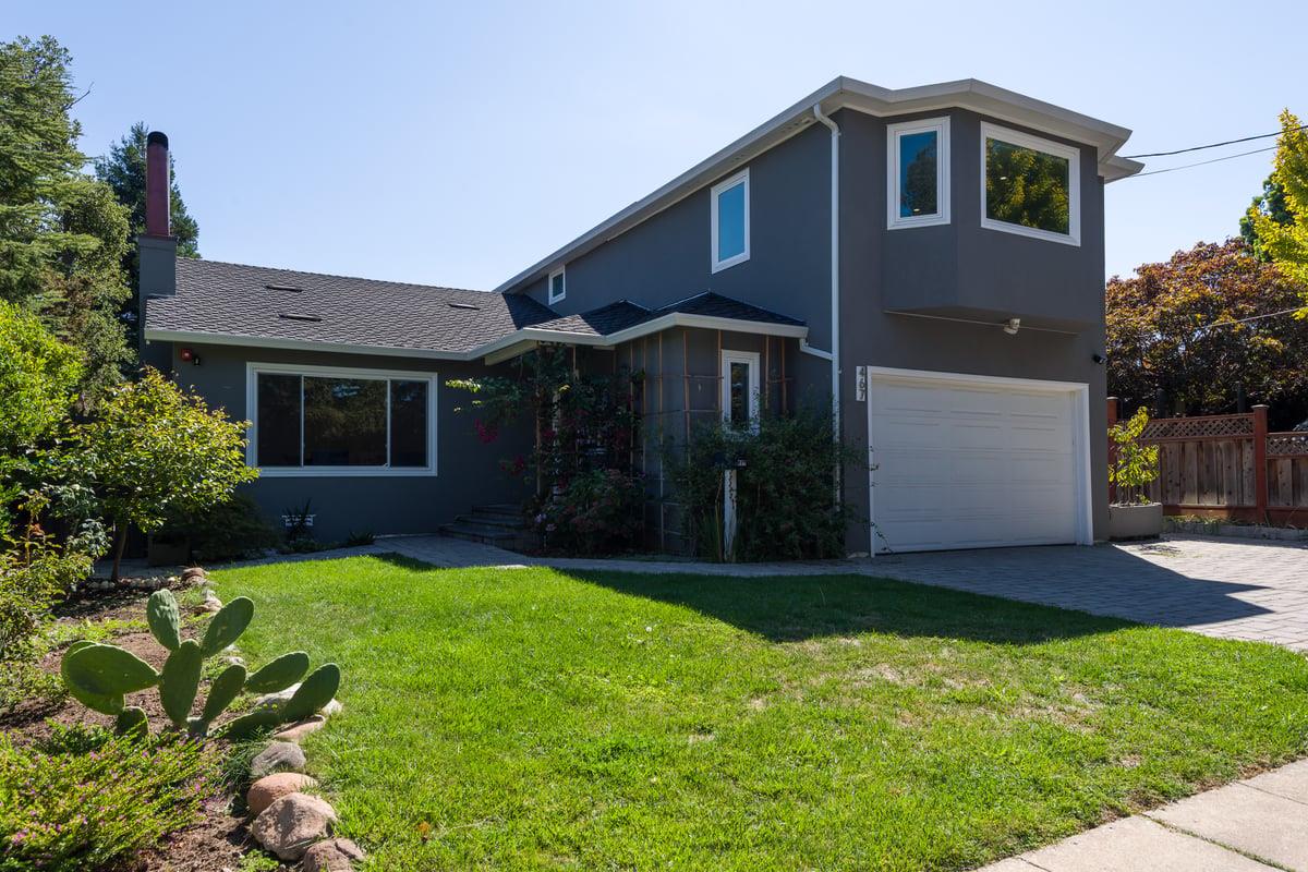 467 22nd Avenue San Mateo, CA 94403 - Photo 1 of 1 a front view of a house with a yard