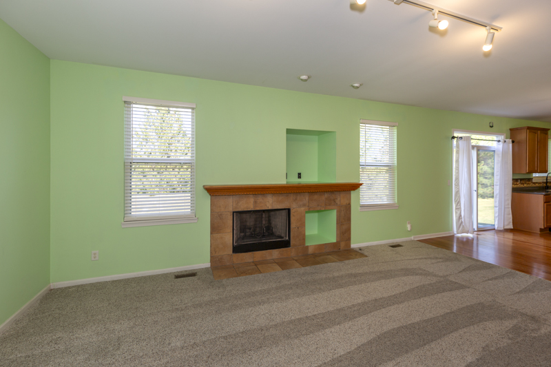 220 Stearn Drive Genoa, IL 60135 - Photo 11 of 42 an empty room with fireplace and a window