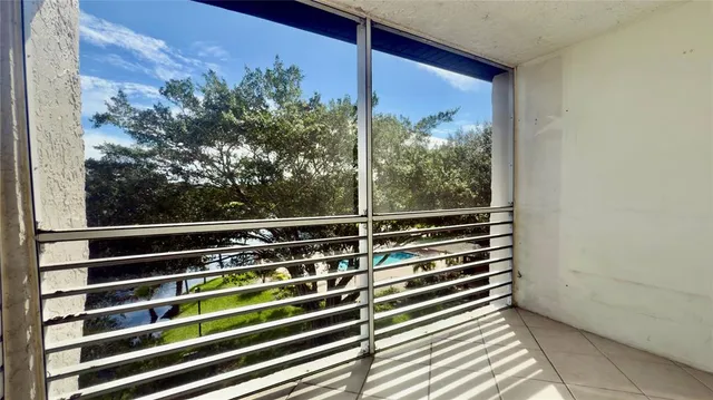a view of outdoor space with balcony