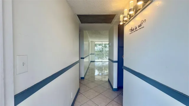 a view of hallway with stairs