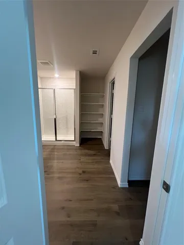 a view of walk in closet