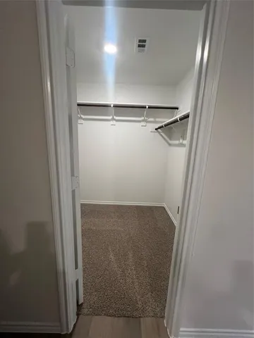 a view of walk in closet