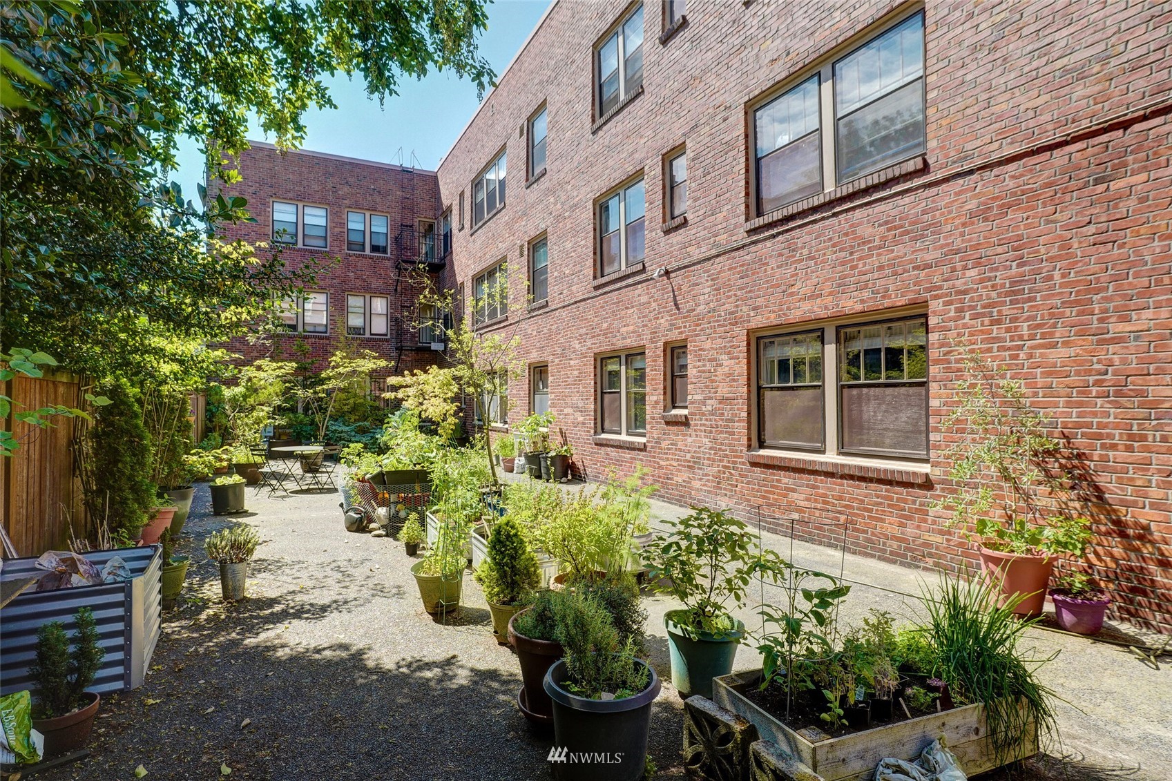 1605 East Olive Street, Unit 307 Seattle, WA 98122 - Photo 15 of 21 a backyard of a house with lots of green space