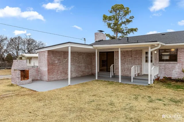 a view of a house with a porch