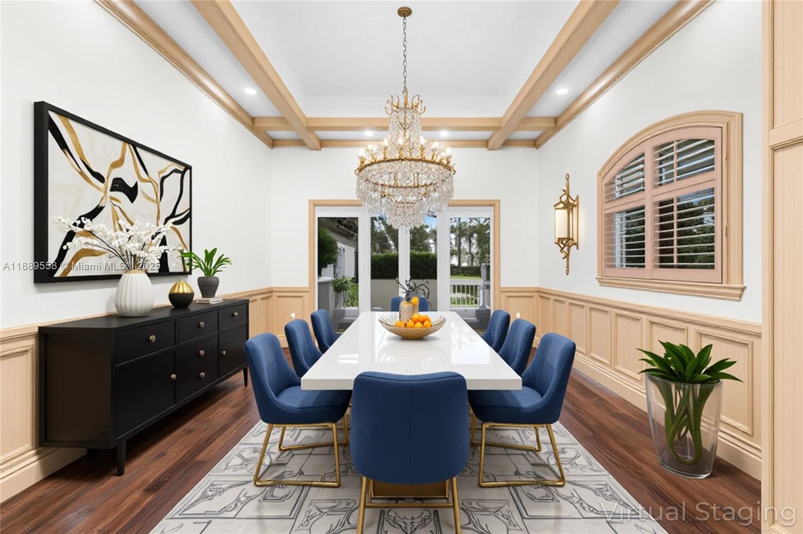 6350 Southwest 92nd Street Pinecrest, FL 33156 - Photo 9 of 41 a view of a dining room with furniture window and outside view