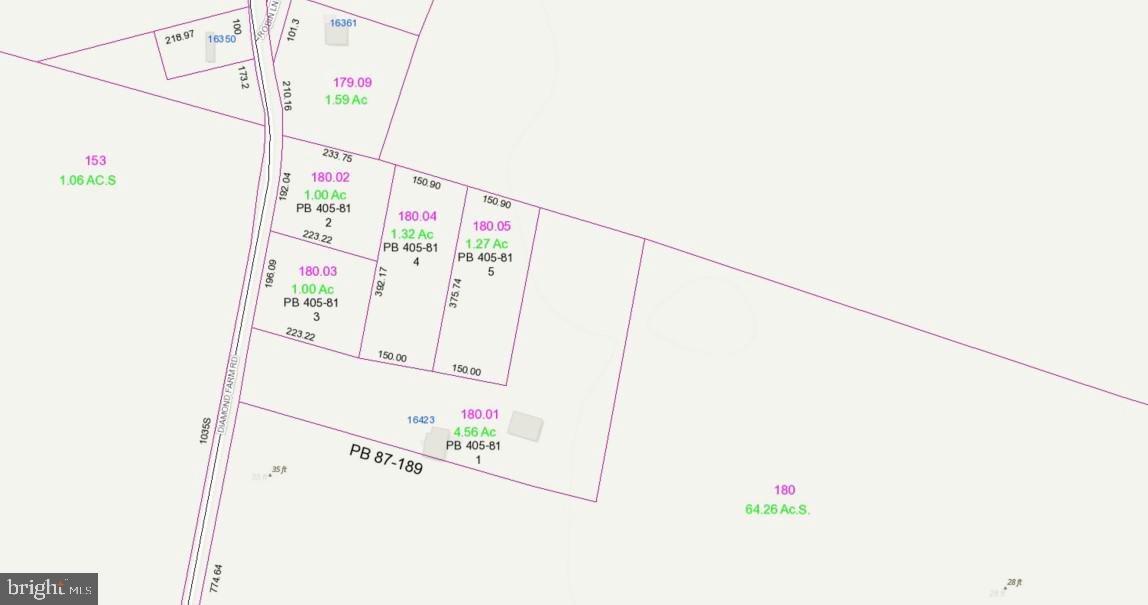 Lot 3 Diamond Farm Road Milton, DE 19968 - Photo 11 of 11 Tax Map