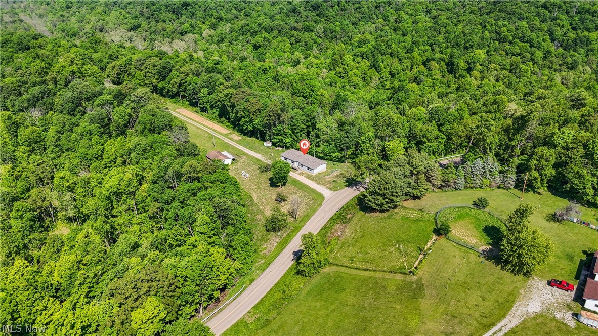 7455 Stanleyville Road Whipple, OH 45788 - Photo 37 of 37 Expansive property featuring a single-story residence, surrounded by mature trees and lush green landscaping