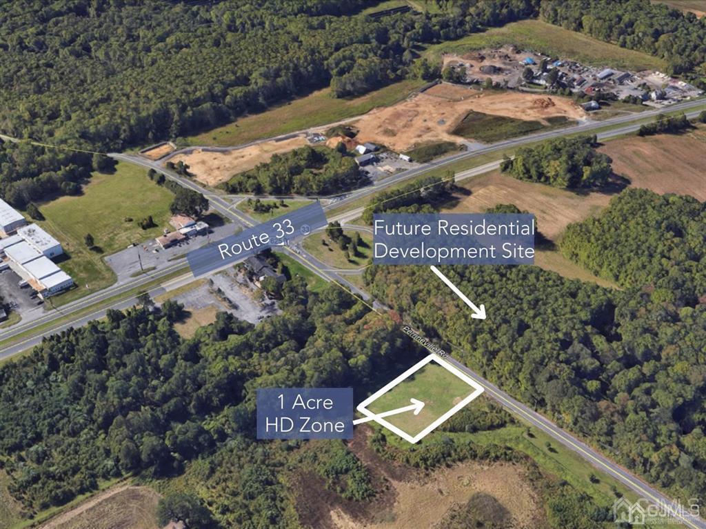 1377 Perrineville Road Monroe Township, NJ 08831 - Photo 2 of 2 an aerial view of a house