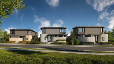 a front view of house with yard and outdoor seating