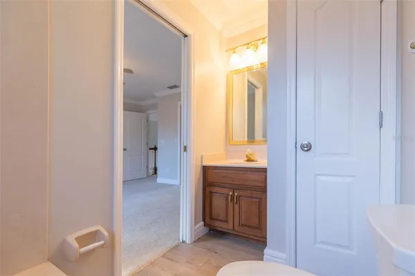 a view of a cafe with sitting area